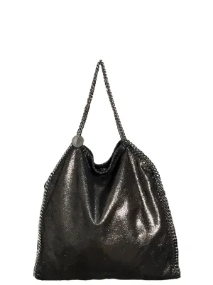 Stella McCartney Chamois Shiny Dotted Falabella Tote