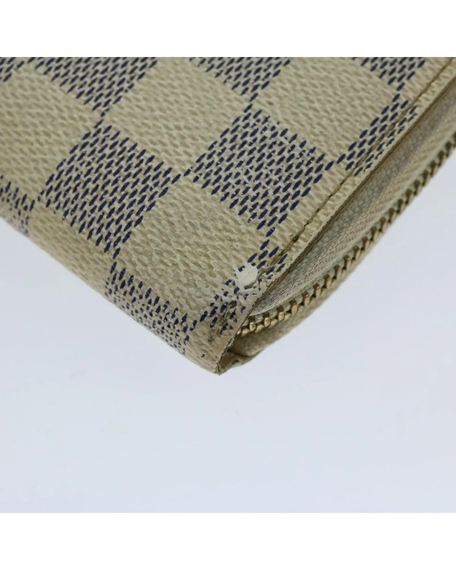 Authentic Damier Azur Long Zippy Wallet by Louis Vuitton