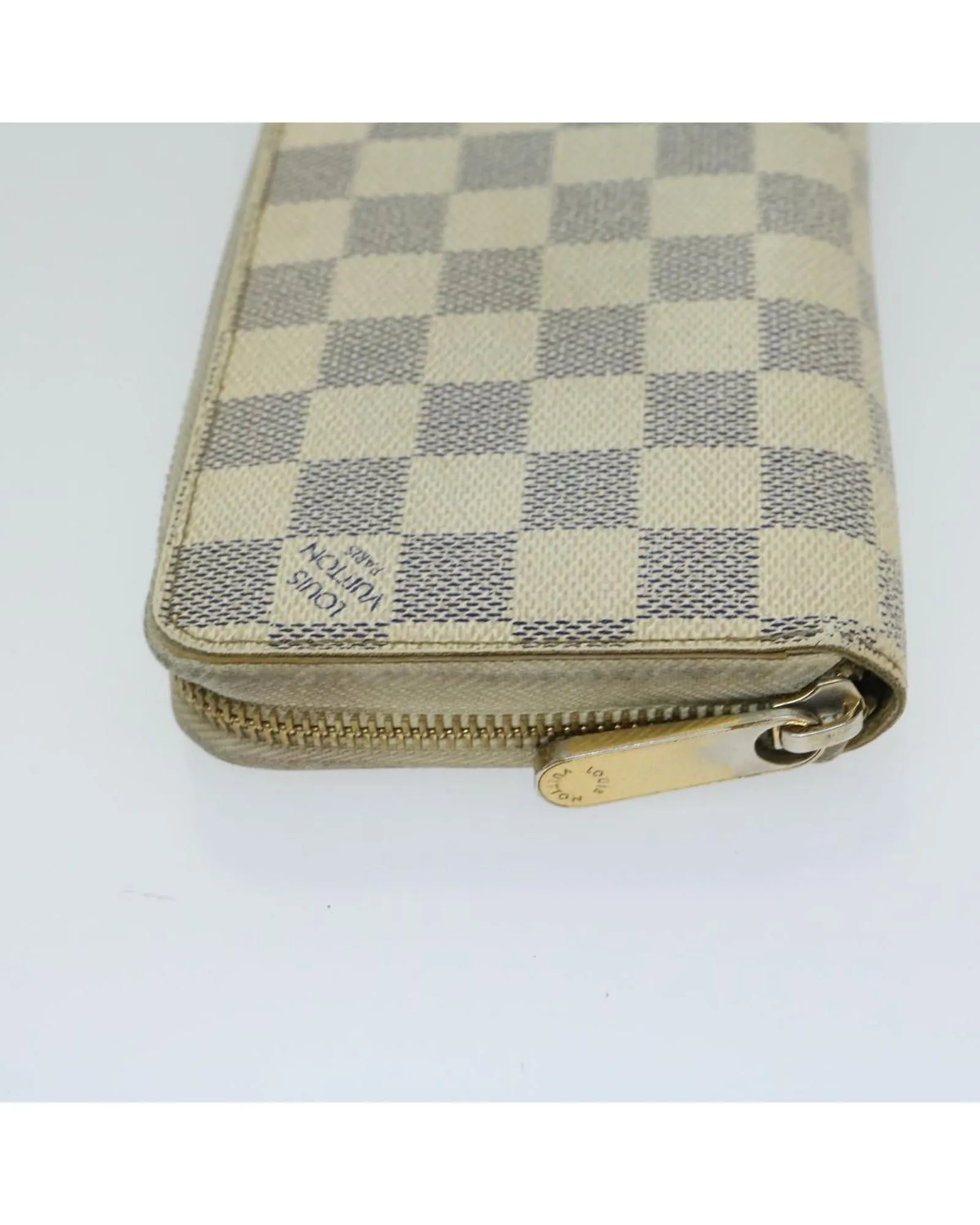 Authentic Damier Azur Long Zippy Wallet by Louis Vuitton