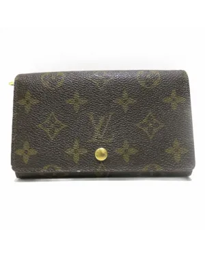 Authentic Louis Vuitton Monogram Short Wallet - Fair Condition