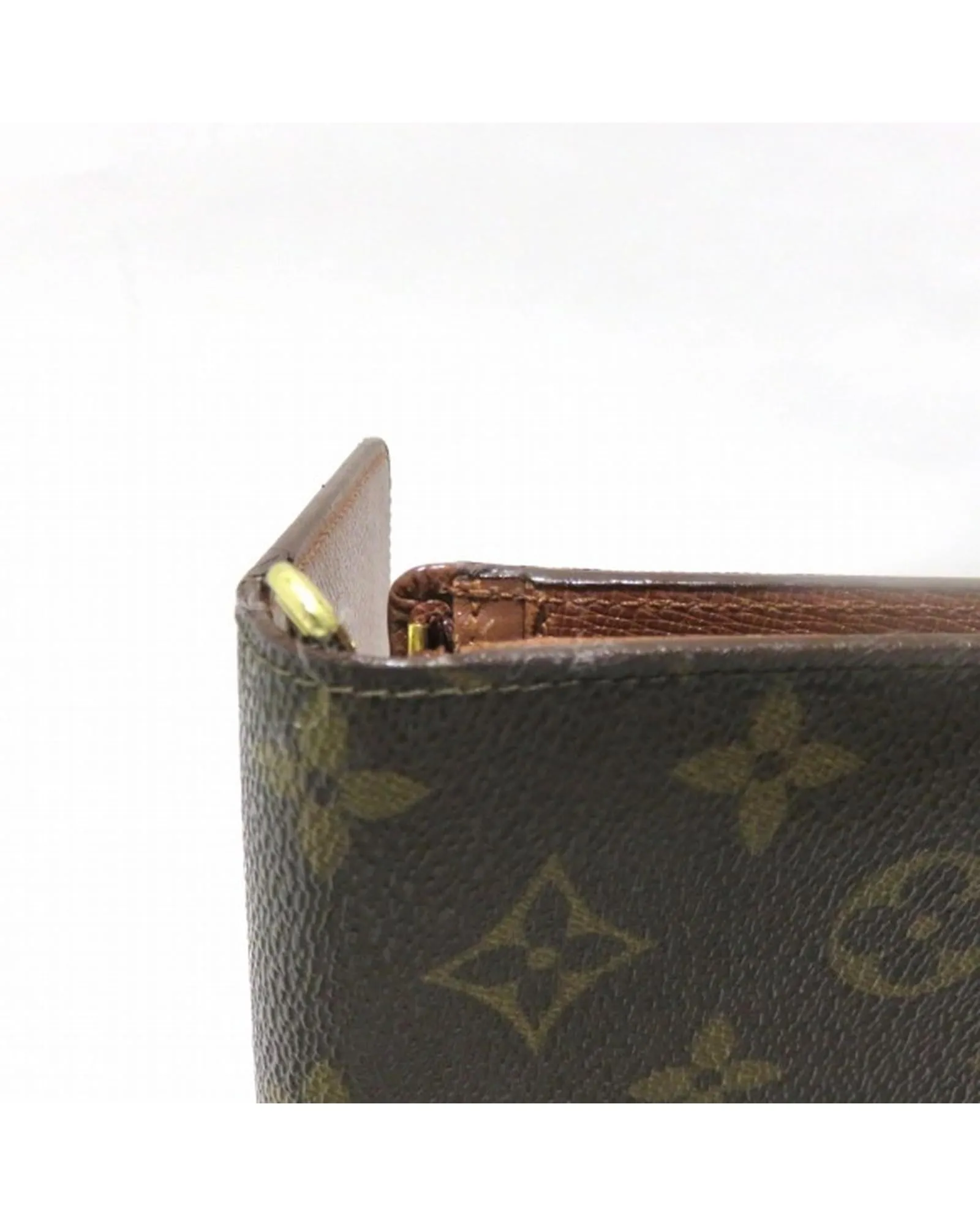 Authentic Louis Vuitton Monogram Short Wallet - Fair Condition