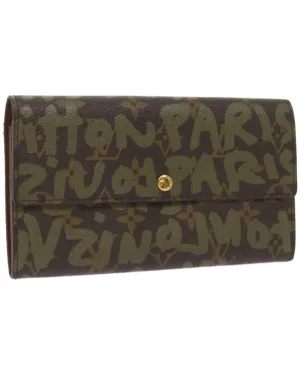 Authentic Monogram Graffiti Credit Wallet by Louis Vuitton