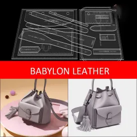 BABYLON™ Leather Shoulder Bucket Bag Making Pattern AAB-468