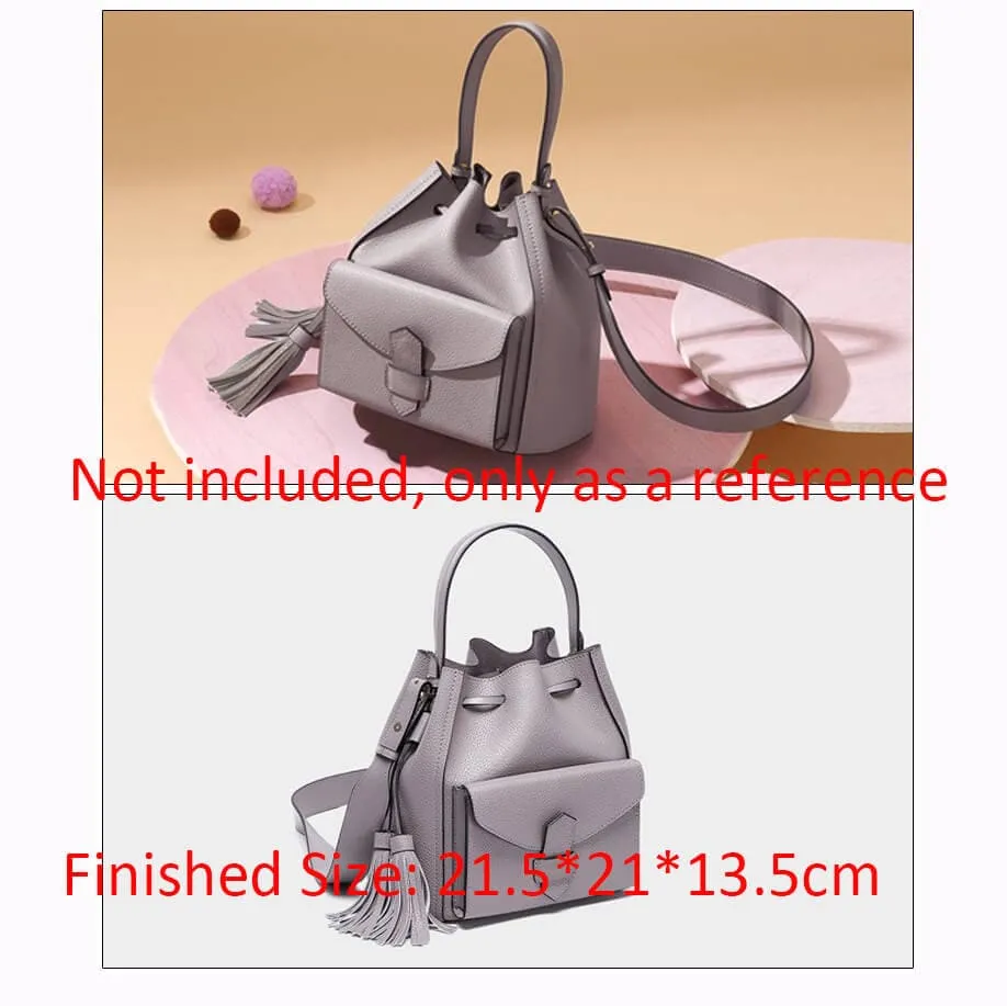 BABYLON™ Leather Shoulder Bucket Bag Making Pattern AAB-468