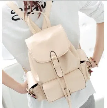 bag brand new fashion PU leather travel women backpack College school bag female mochila feminina bolsos de mujer