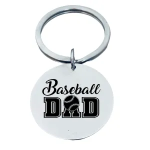 Baseball Dad Keychain