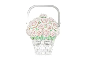 Basket of Roses Blush Bouquet