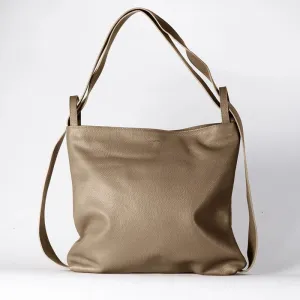 Bella XL 2-1 Convertible Backpack Tote | Taupe