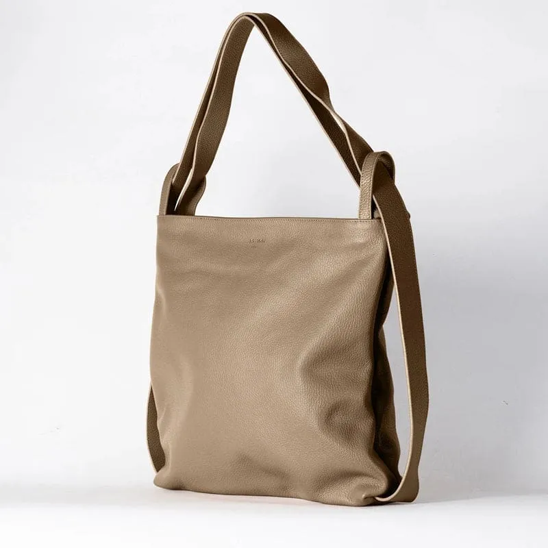 Bella XL 2-1 Convertible Backpack Tote | Taupe