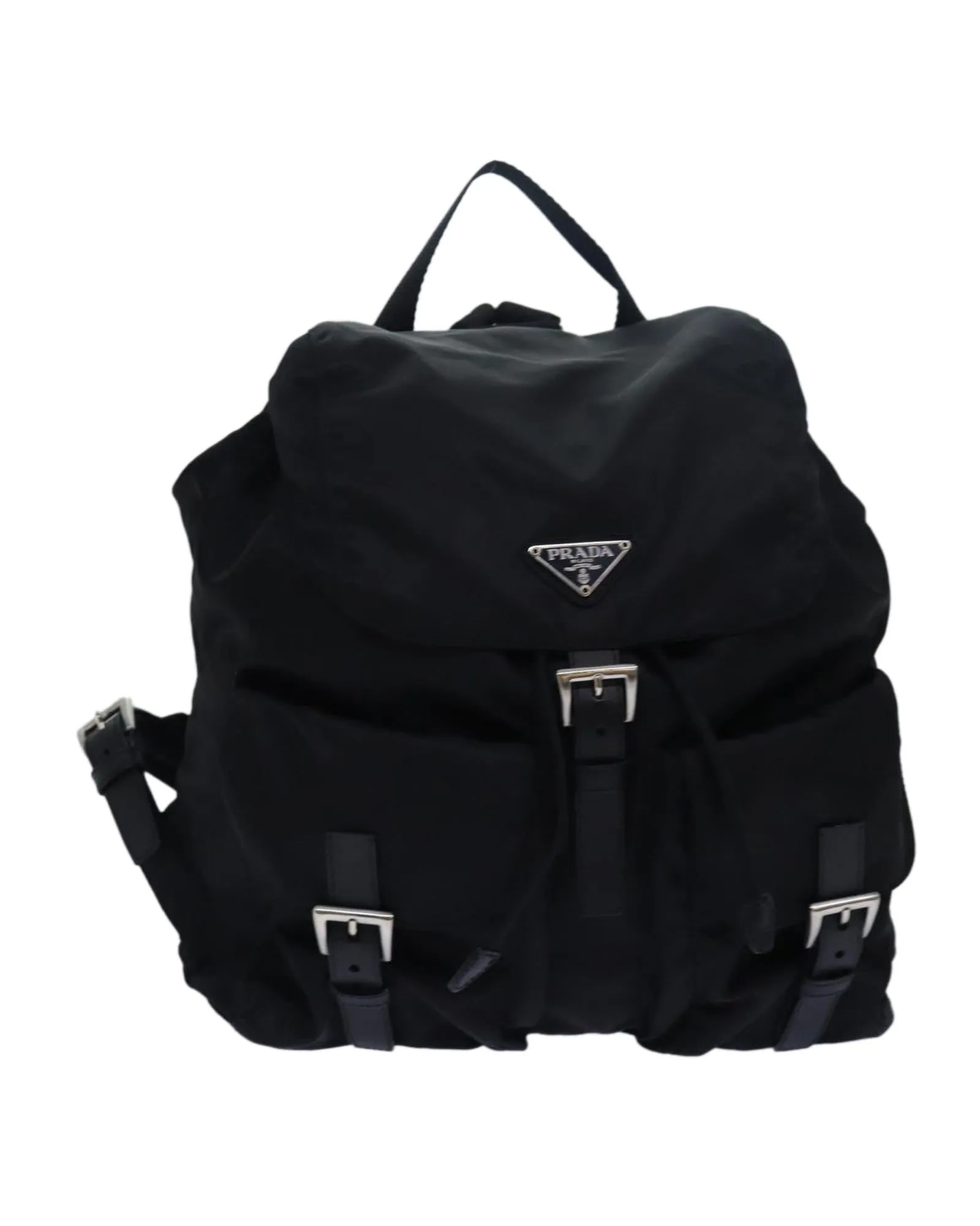 Black Nylon Backpack with Dust Bag and Guarantee Card