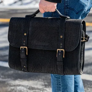 CUELLO DE TORO MESSENGER BAG - COAL BLACK