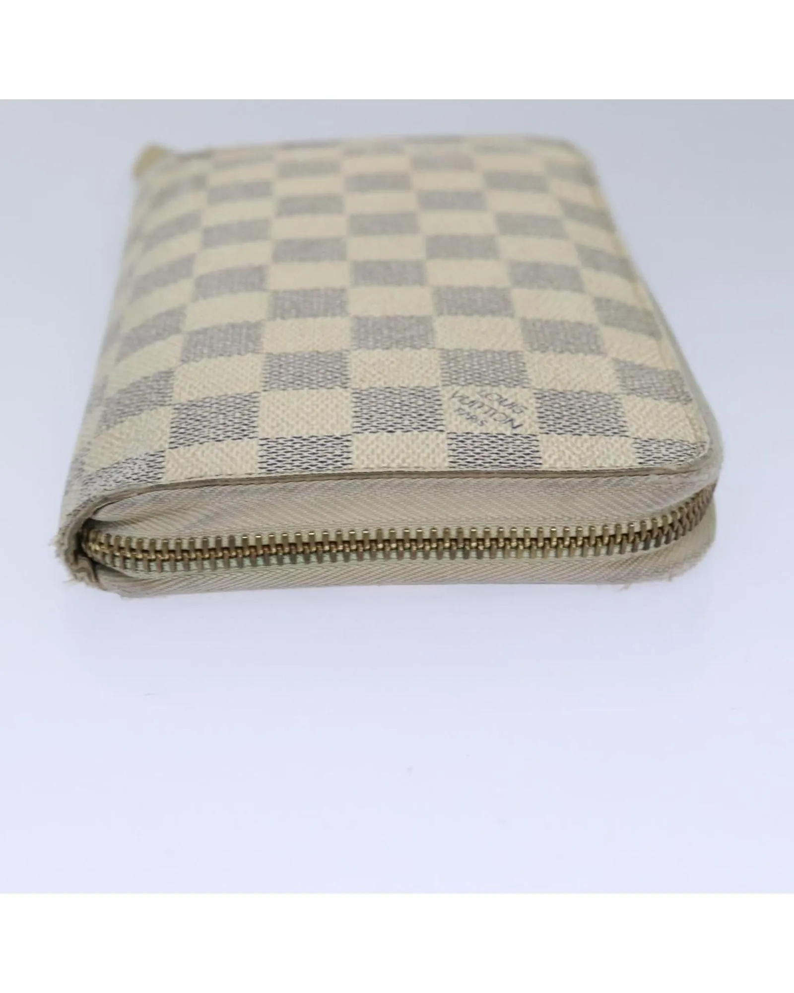 Damier Azur Canvas Long Wallet with Multiple Compartments