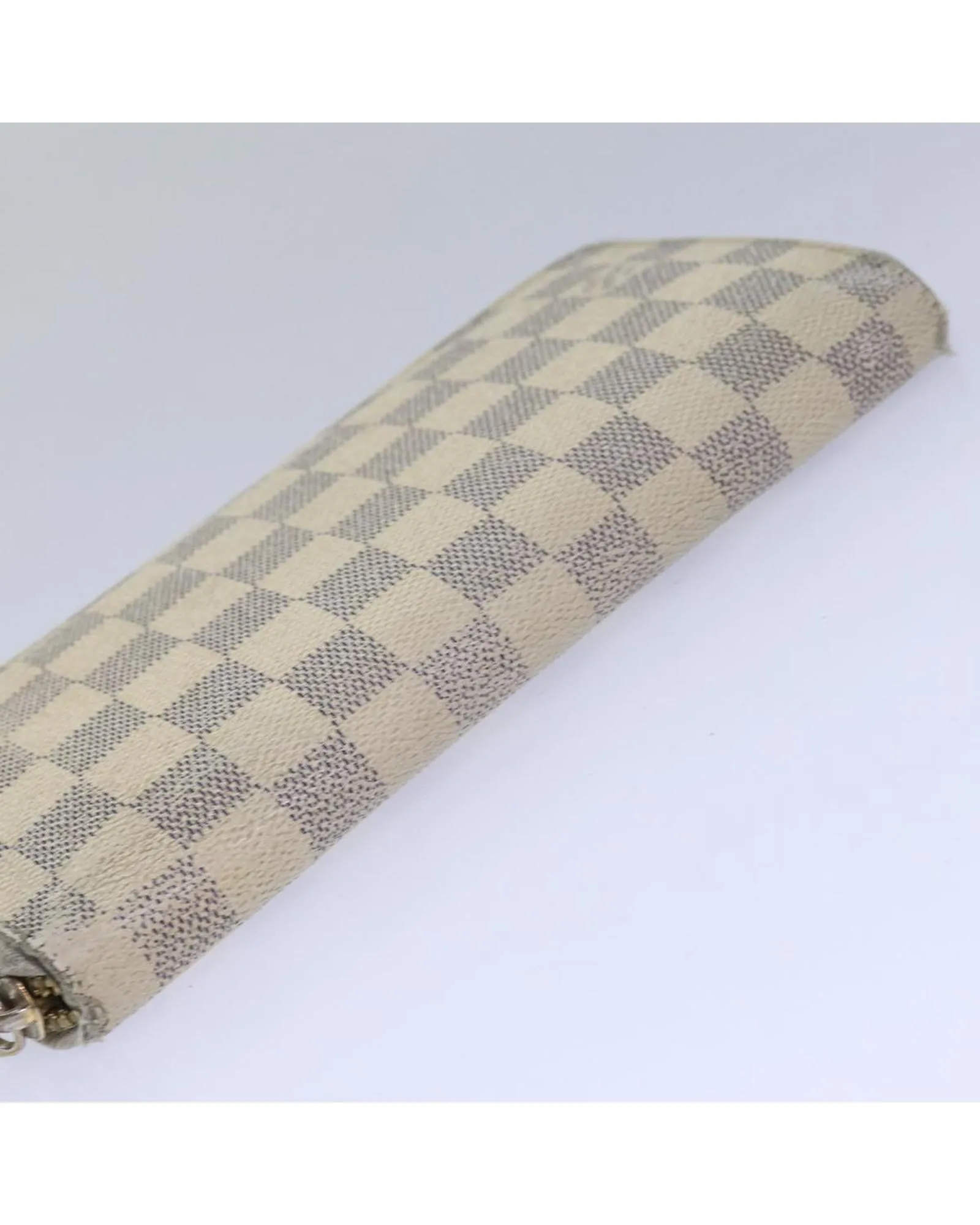 Damier Azur Canvas Long Wallet with Multiple Compartments