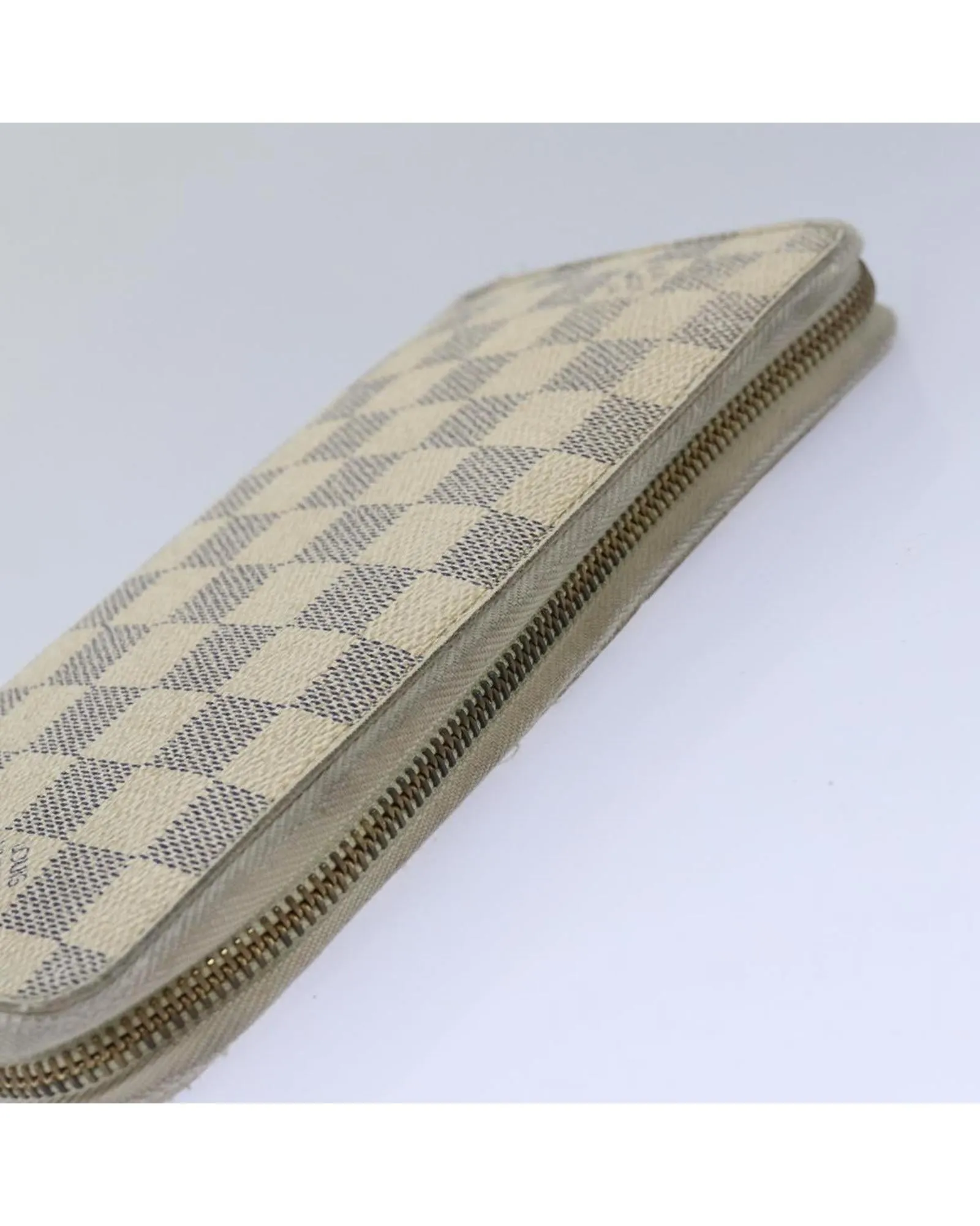 Damier Azur Canvas Long Wallet with Multiple Compartments