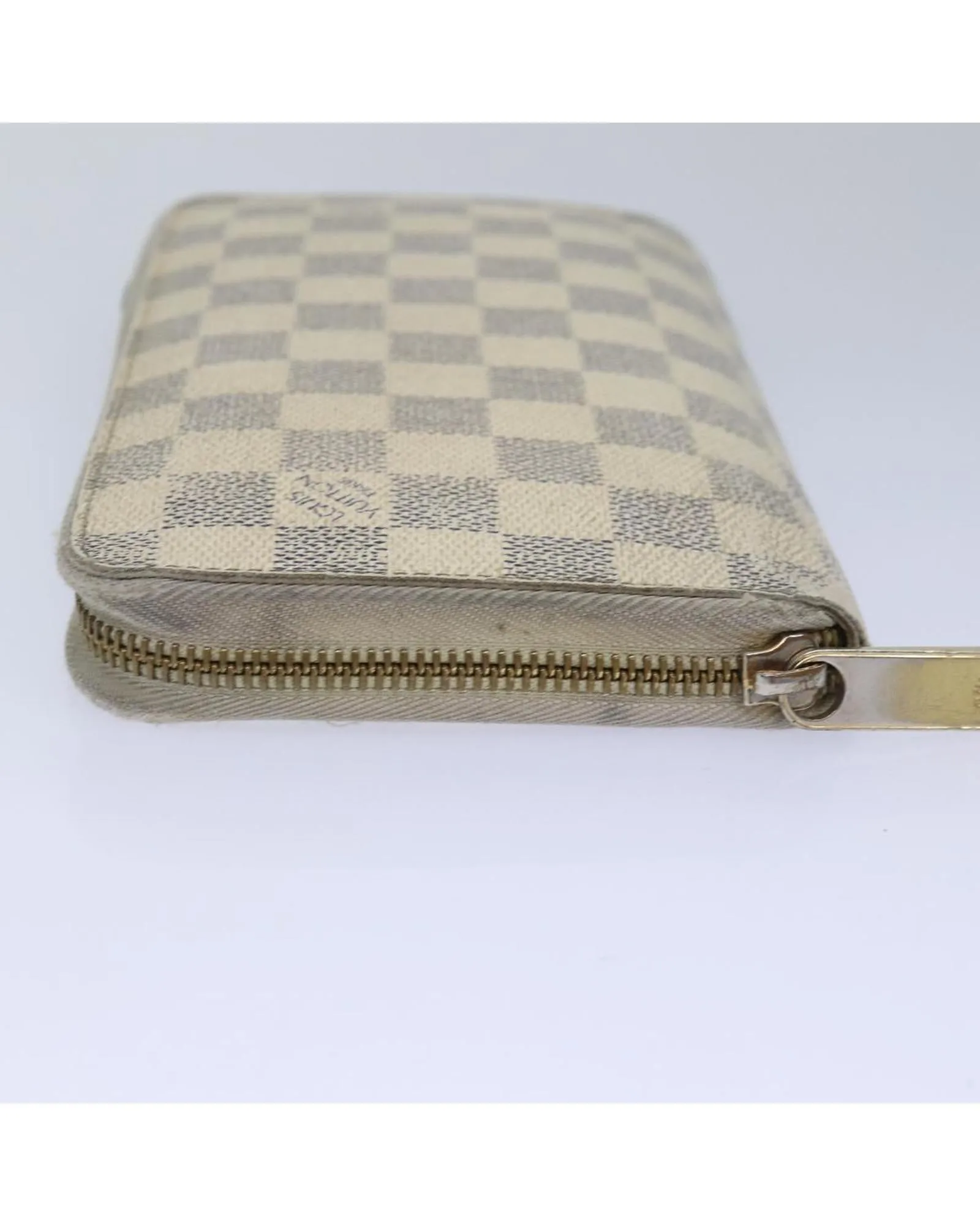 Damier Azur Canvas Long Wallet with Multiple Compartments