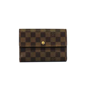 Damier Ebene Porte Tresor Etui Papier Wallet