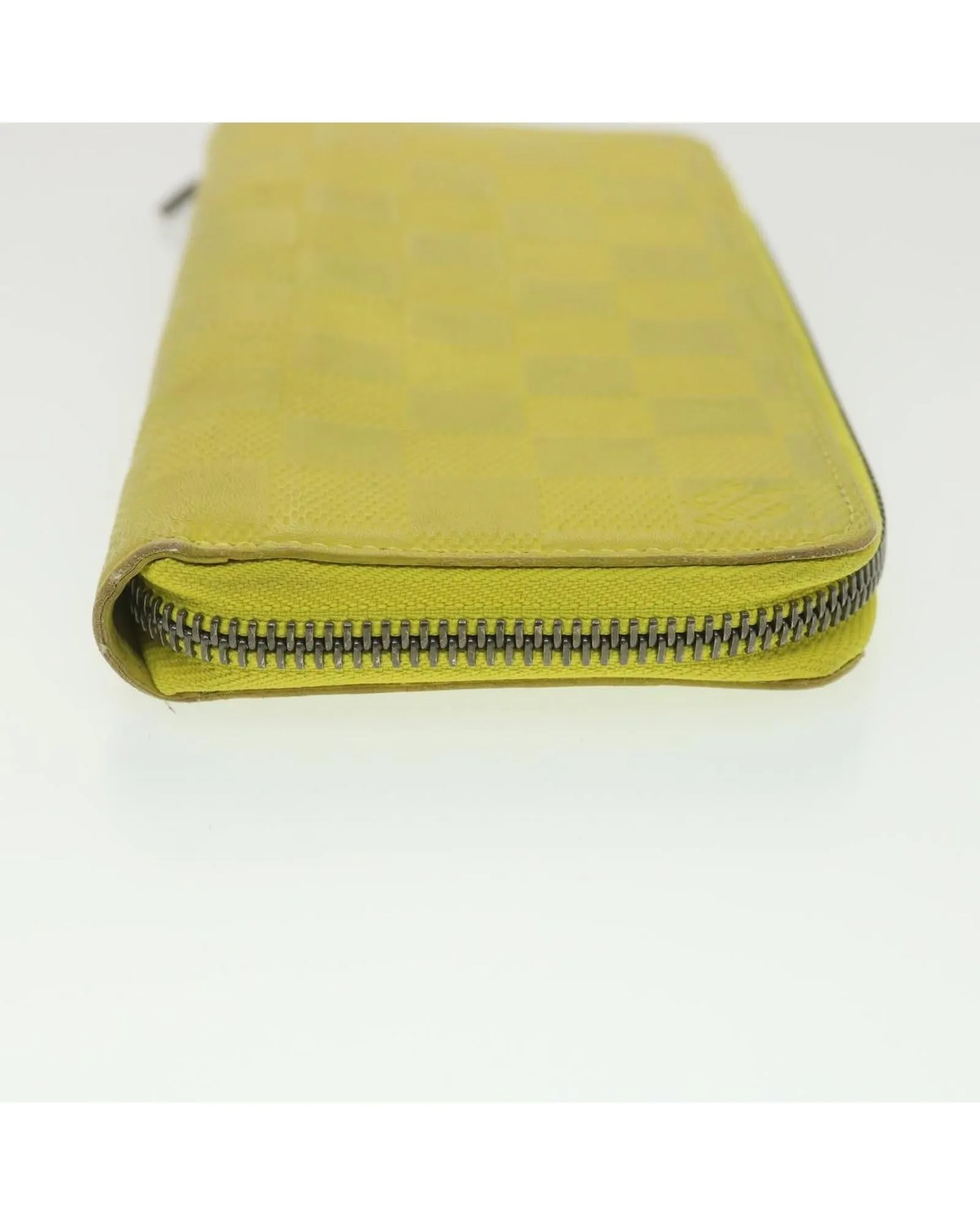 Damier Infini Zippy Wallet Vertical Yellow N62236 LV 38679