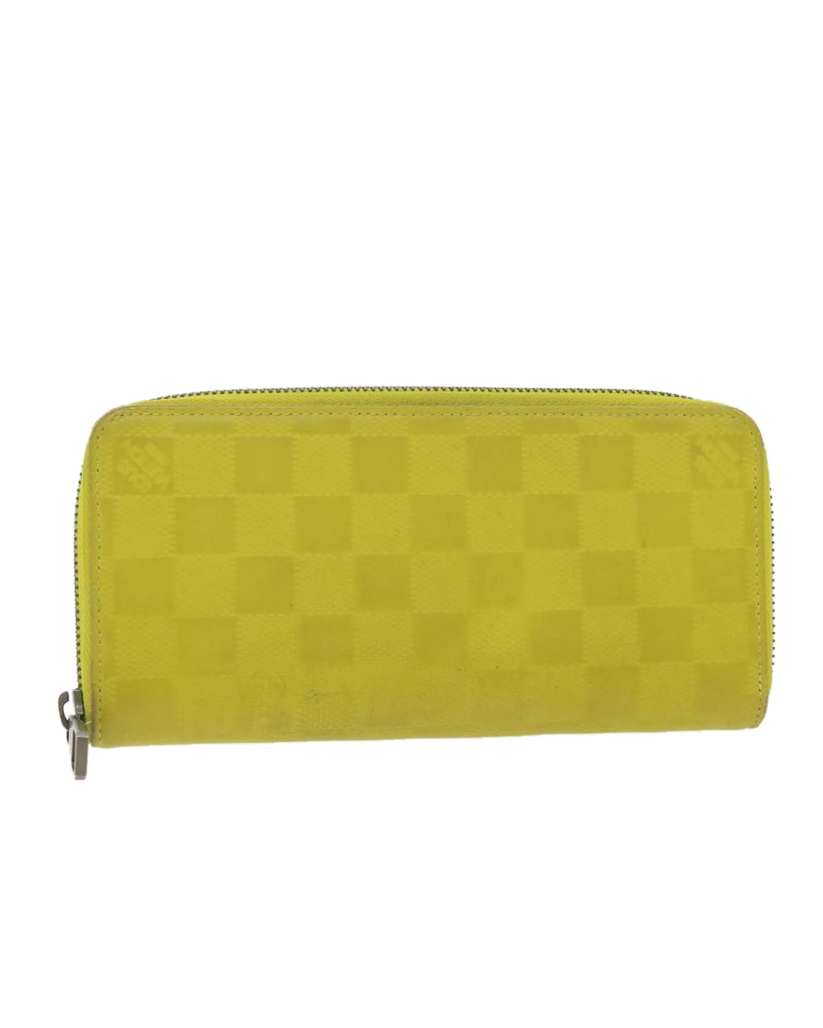 Damier Infini Zippy Wallet Vertical Yellow N62236 LV 38679