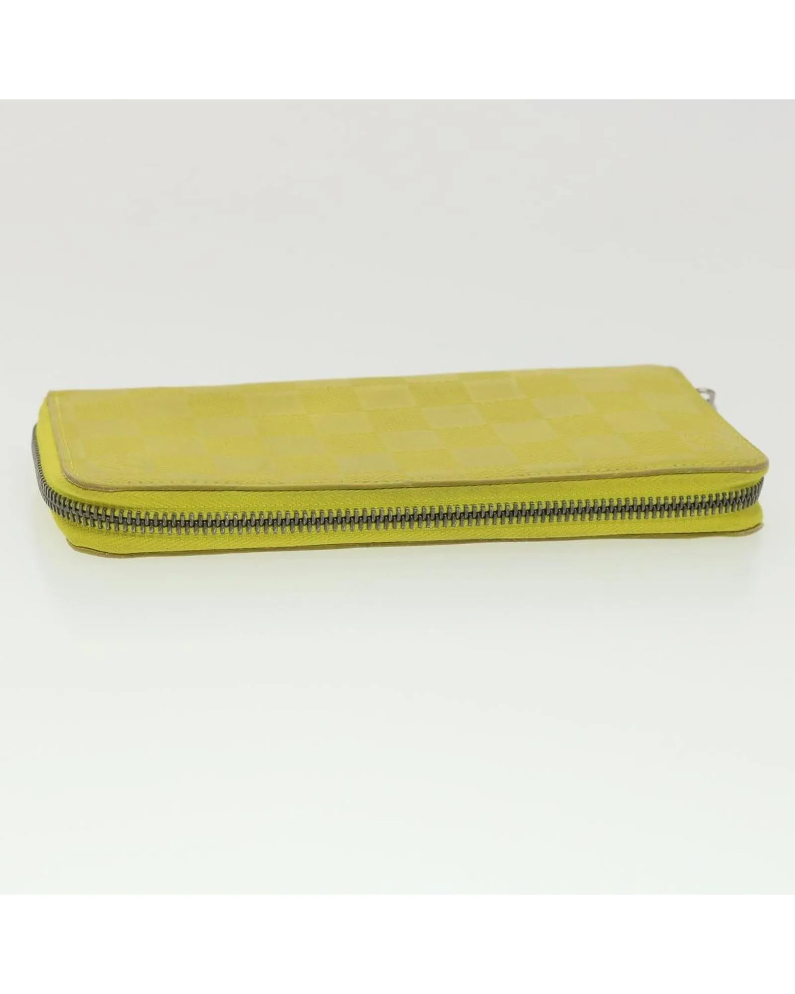 Damier Infini Zippy Wallet Vertical Yellow N62236 LV 38679