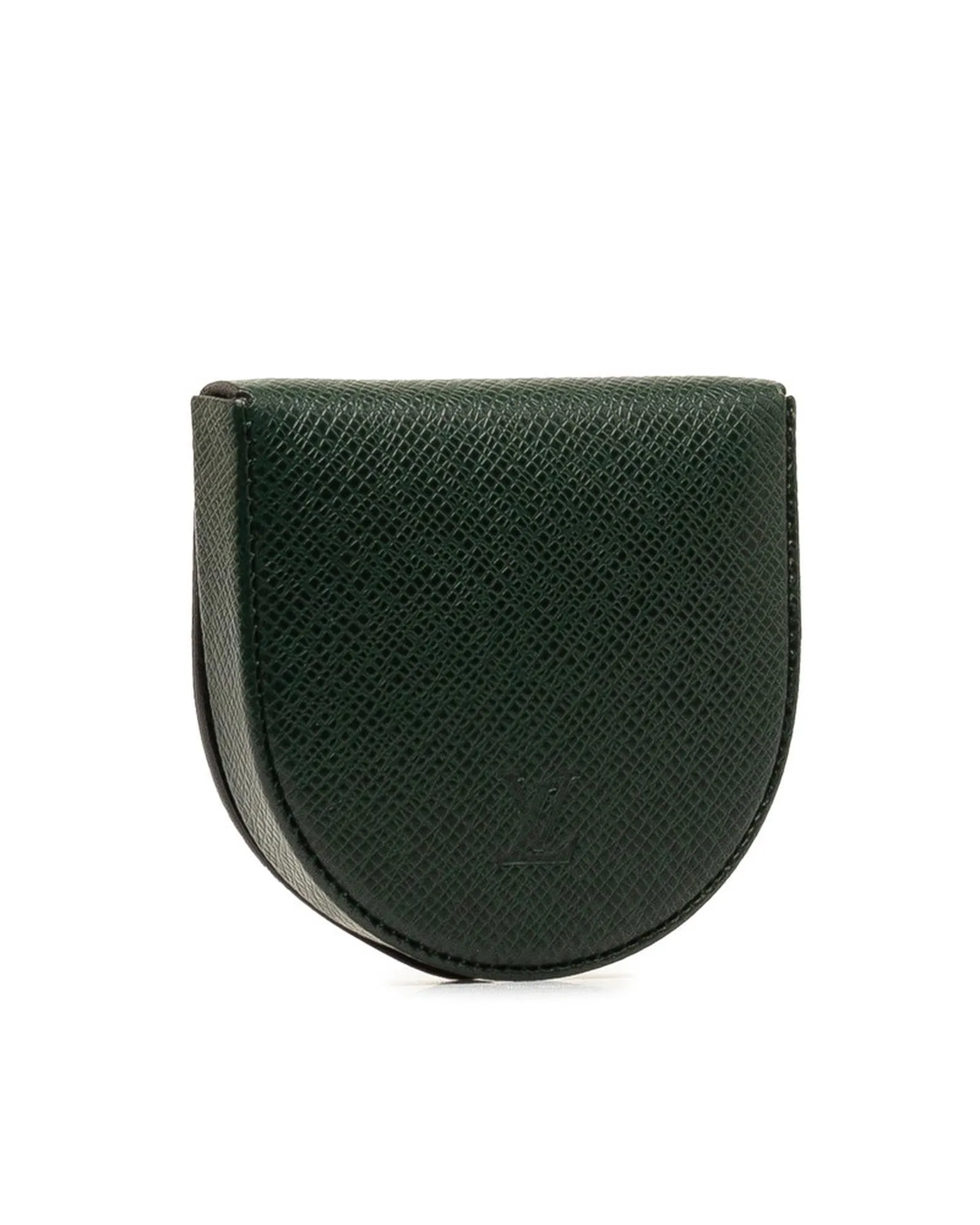 Green Leather Bifold Wallet in Excellent Condition