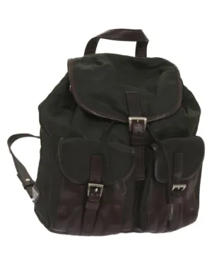 Green Nylon Backpack by Prada