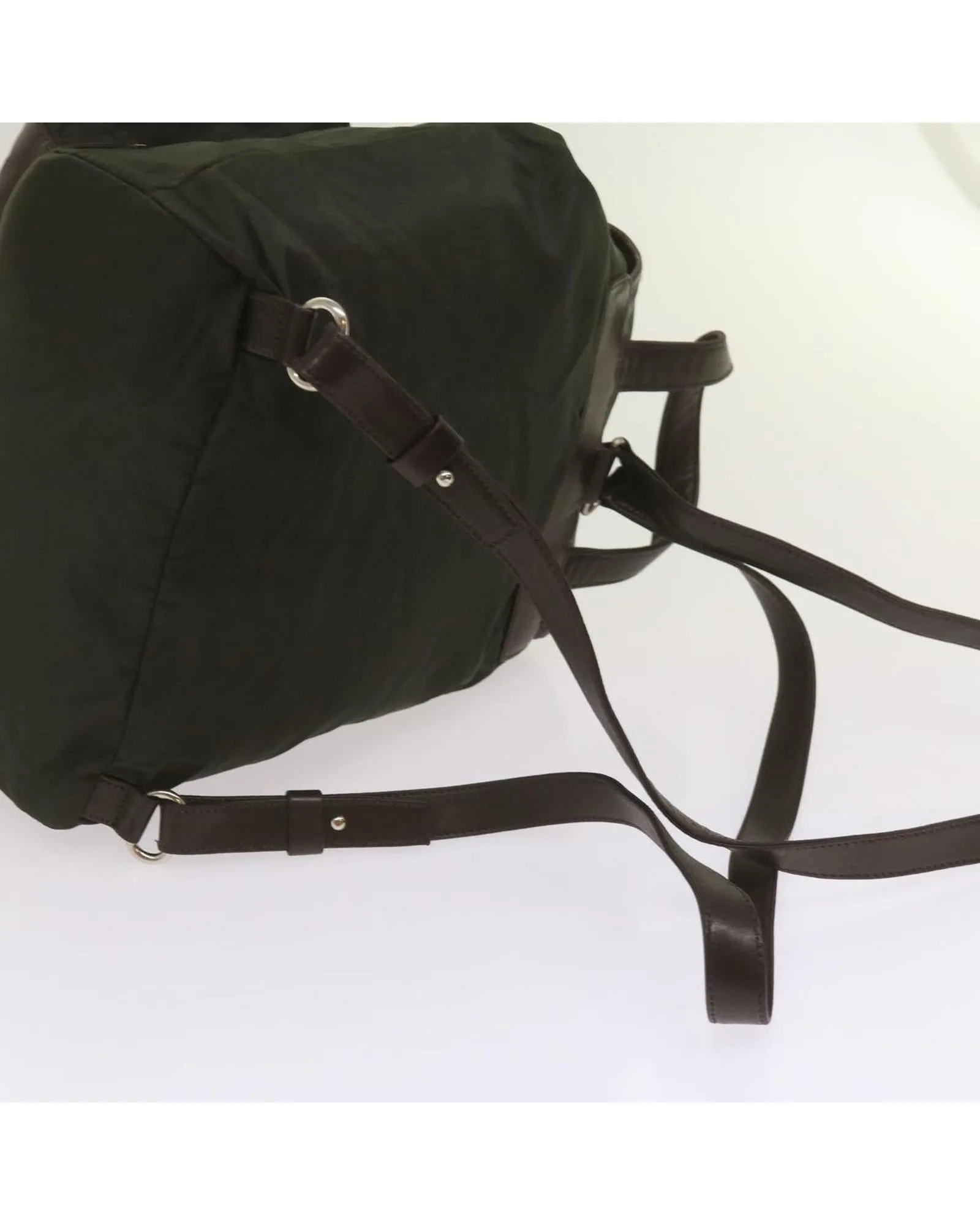 Green Nylon Backpack by Prada