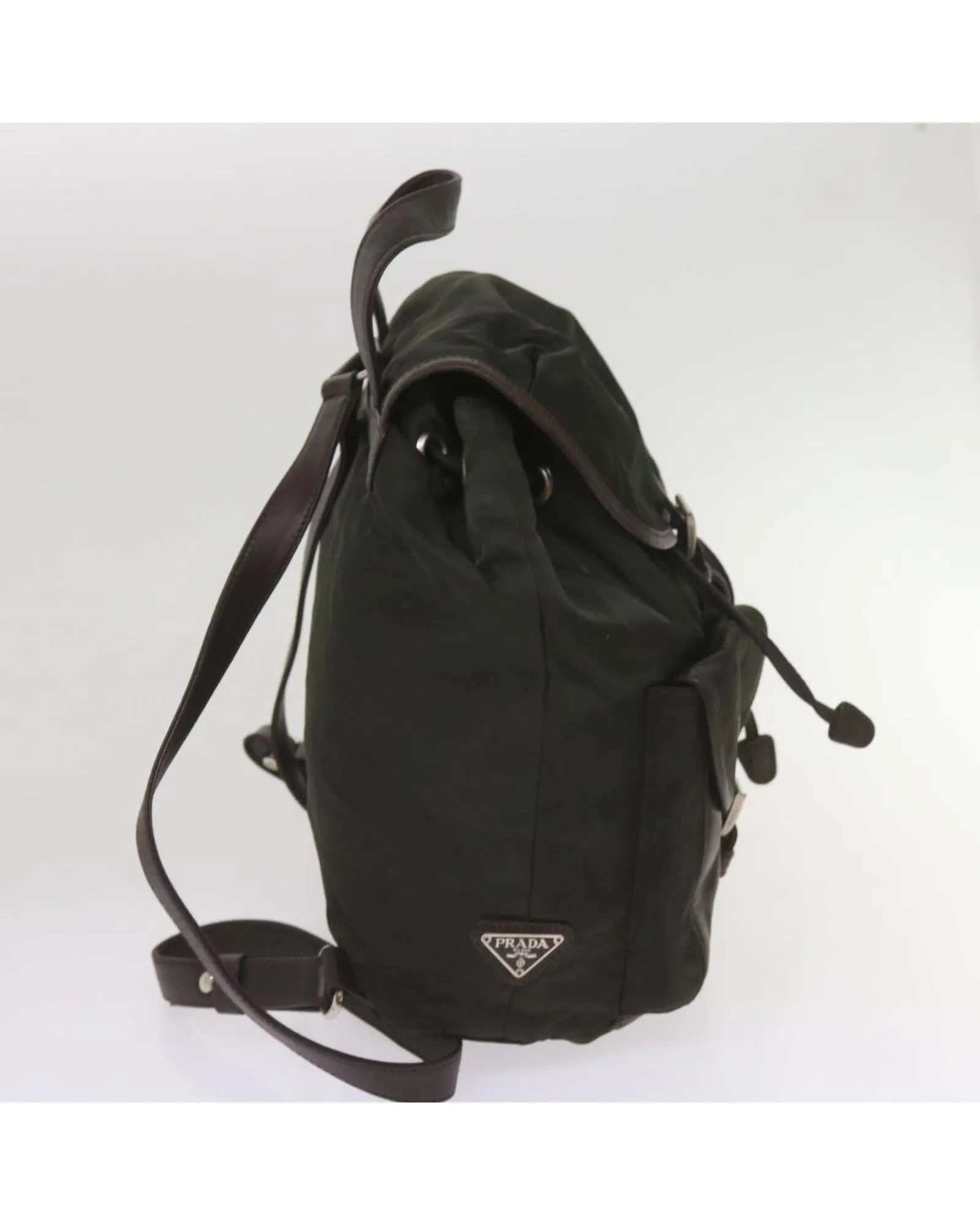 Green Nylon Backpack by Prada