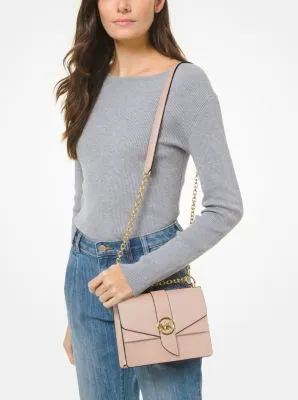 Greenwich Small Saffiano Leather Crossbody Bag