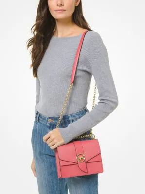 Greenwich Small Saffiano Leather Crossbody Bag