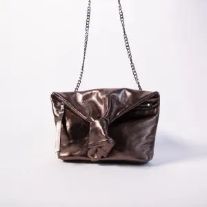 Harpers Emporium Knot Bag on Chain in Bronze