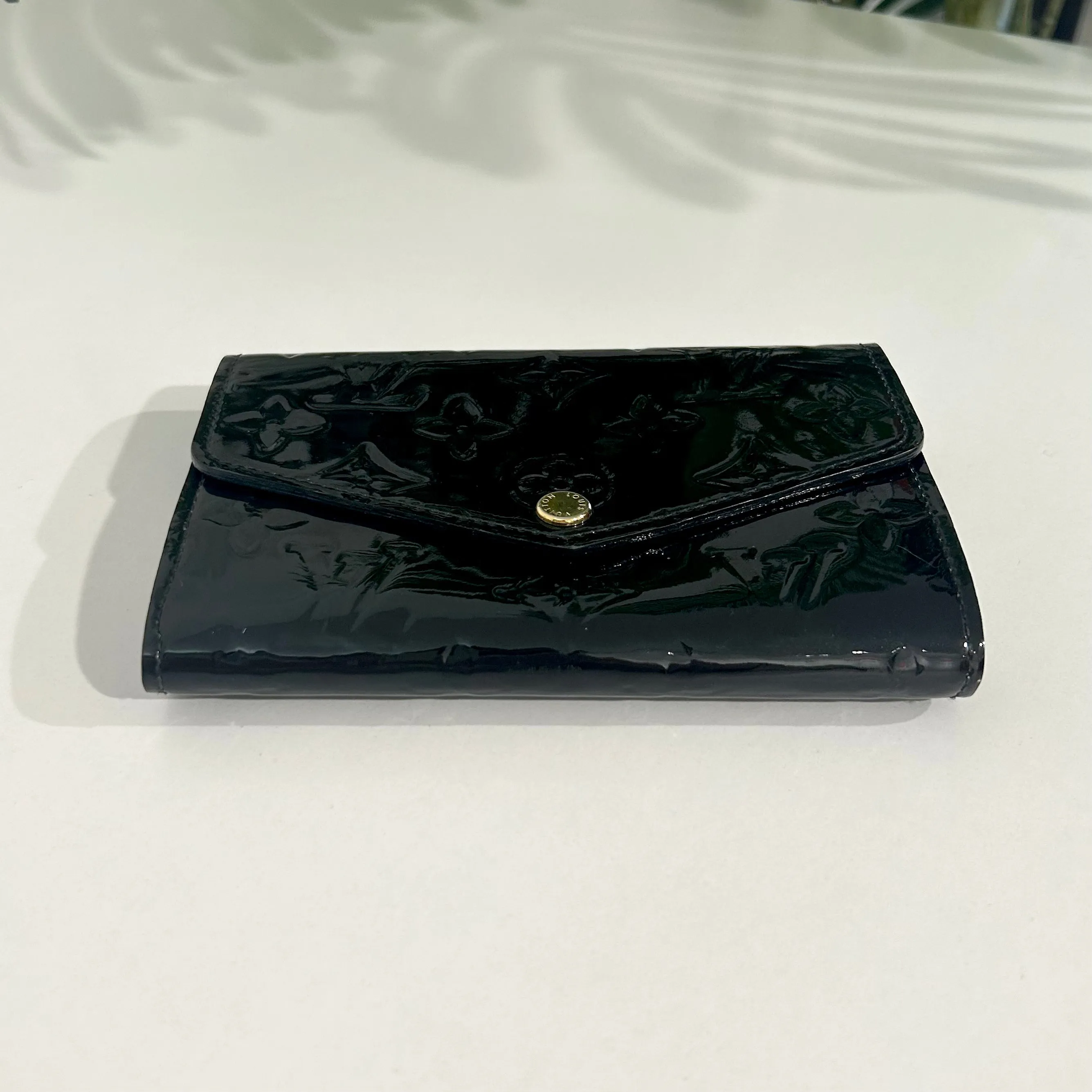 Louis Vuitton Black Vernis Wallet