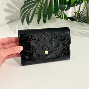 Louis Vuitton Black Vernis Wallet