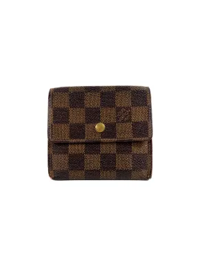 Louis Vuitton Damier Ebene Elise wallet 1998