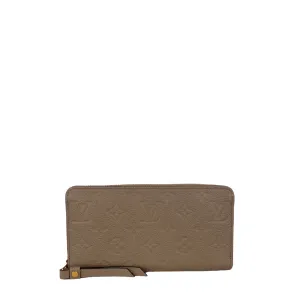 Louis Vuitton Turtledove Empreinte Zippy Wallet