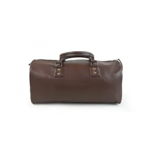 Mens Travel Bag Leather Weekend Messenger Shoulder Holdall Overnight - GB8