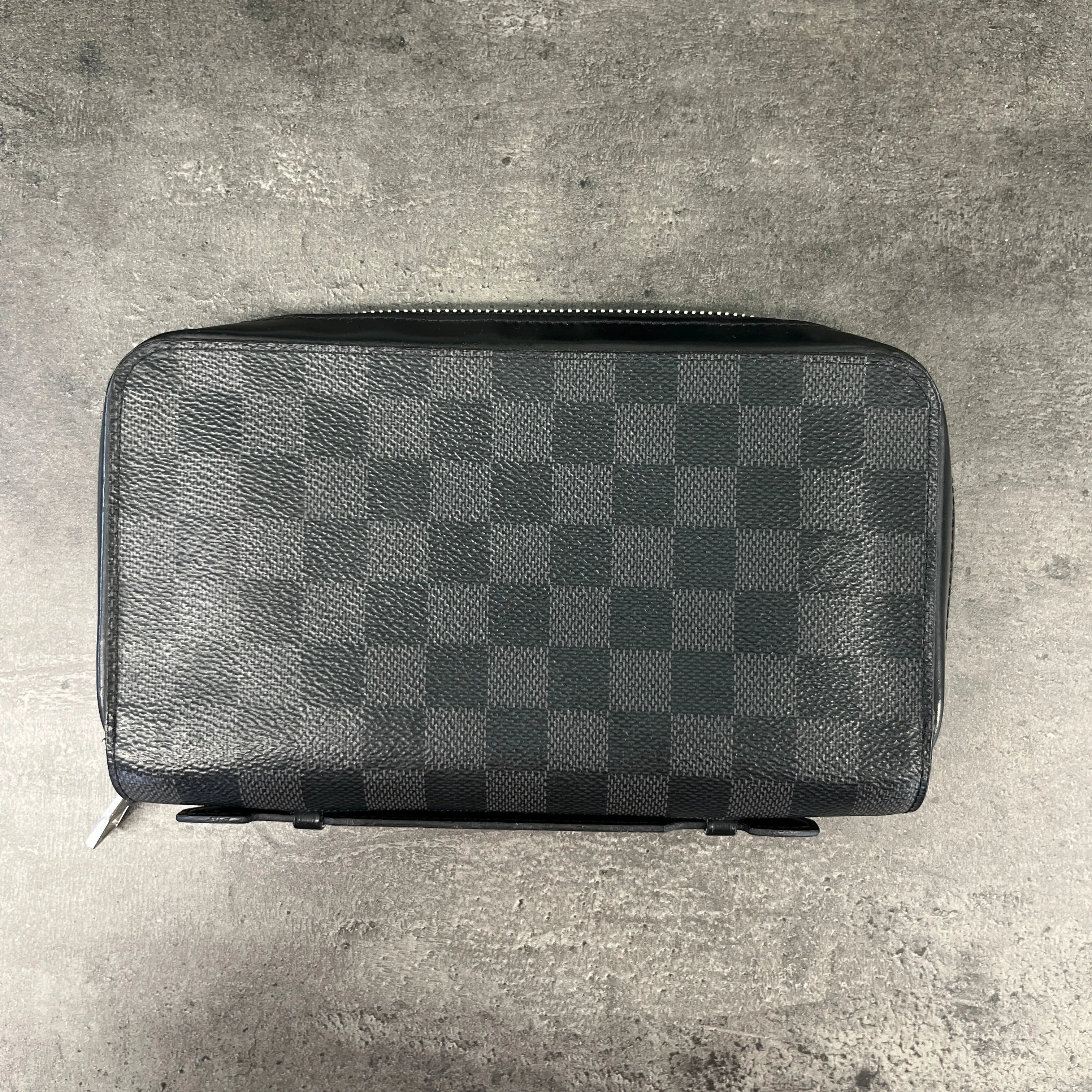 Men's Zippy Xl Damier Graphite Wallet Black