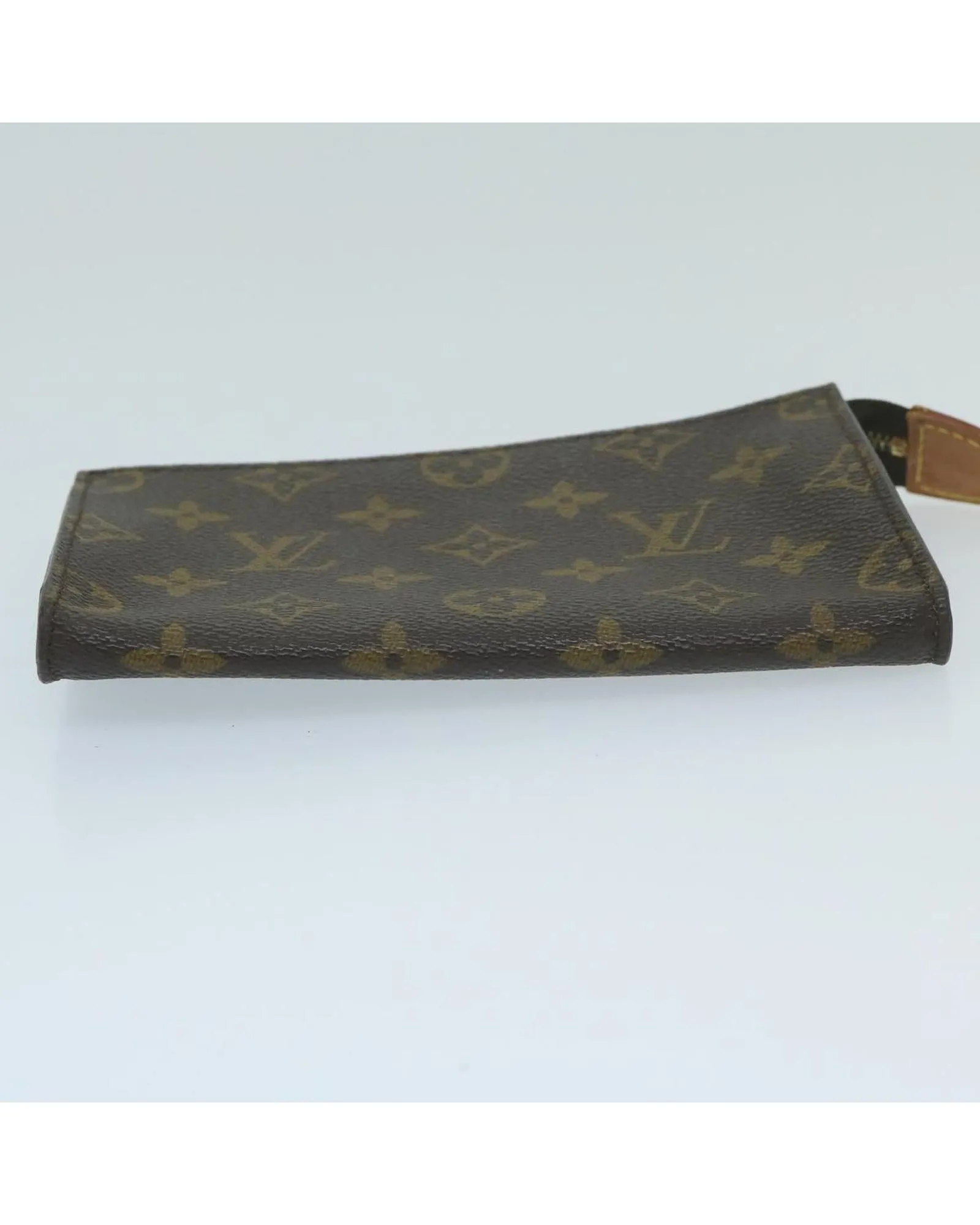 Monogram Accessory Pouch with Metal Fittings