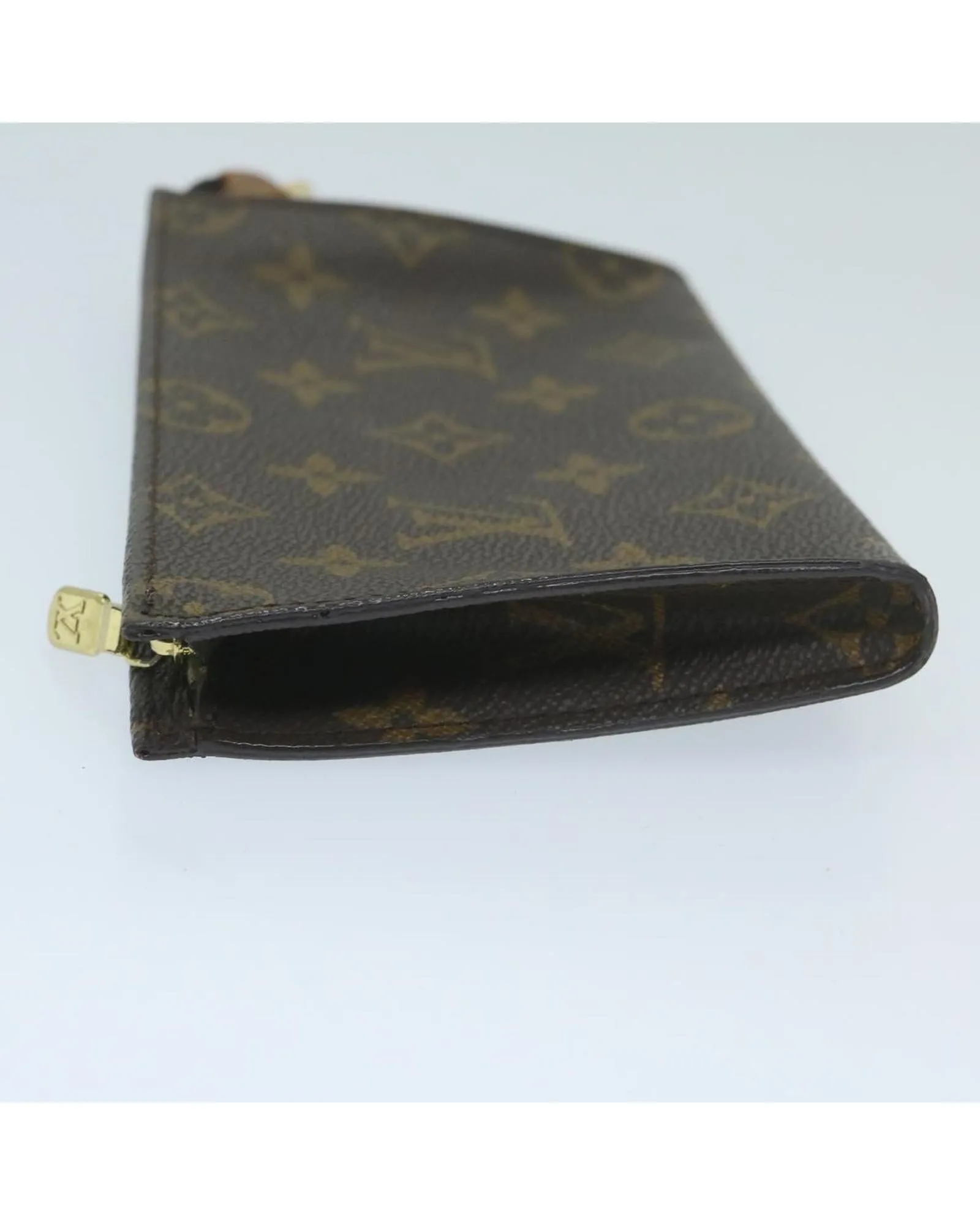 Monogram Accessory Pouch with Metal Fittings