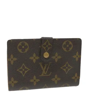 Monogram Canvas Wallet with Multiple Compartments