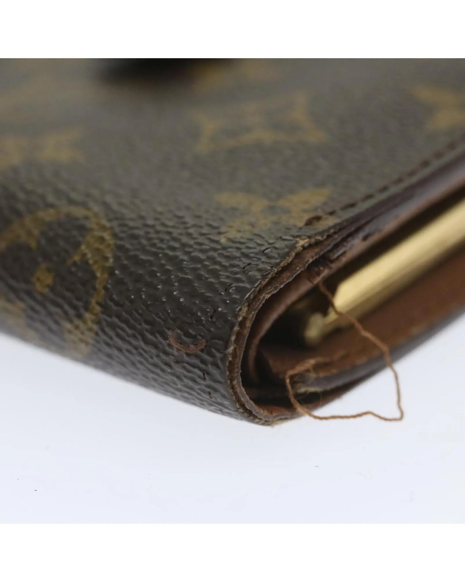 Monogram Canvas Wallet with Multiple Compartments