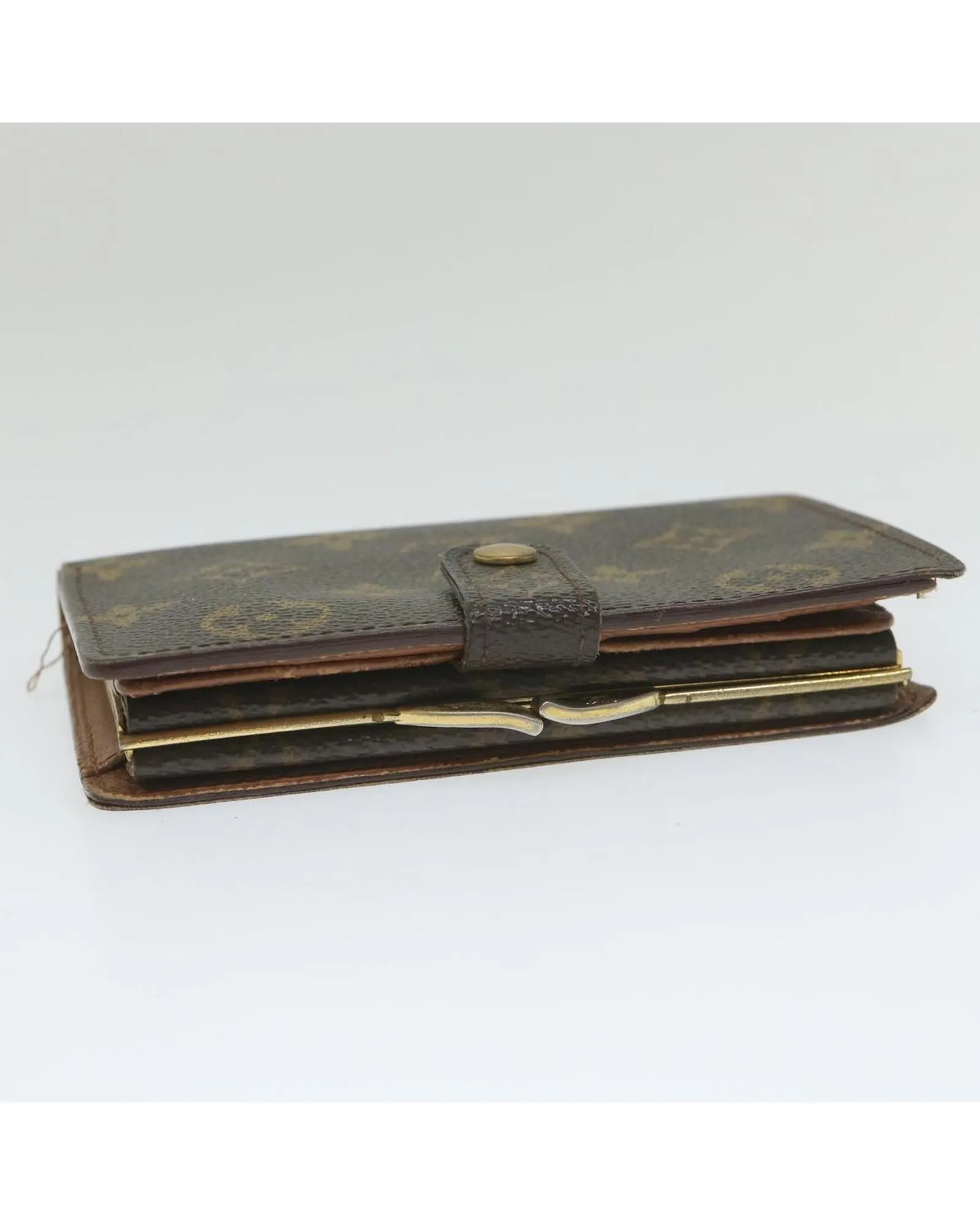 Monogram Canvas Wallet with Multiple Compartments