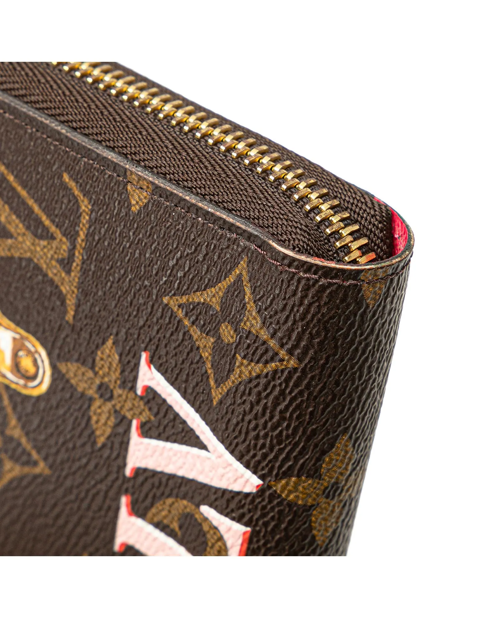 Monogram Canvas Zippy Long Wallet with Multiple Compartments