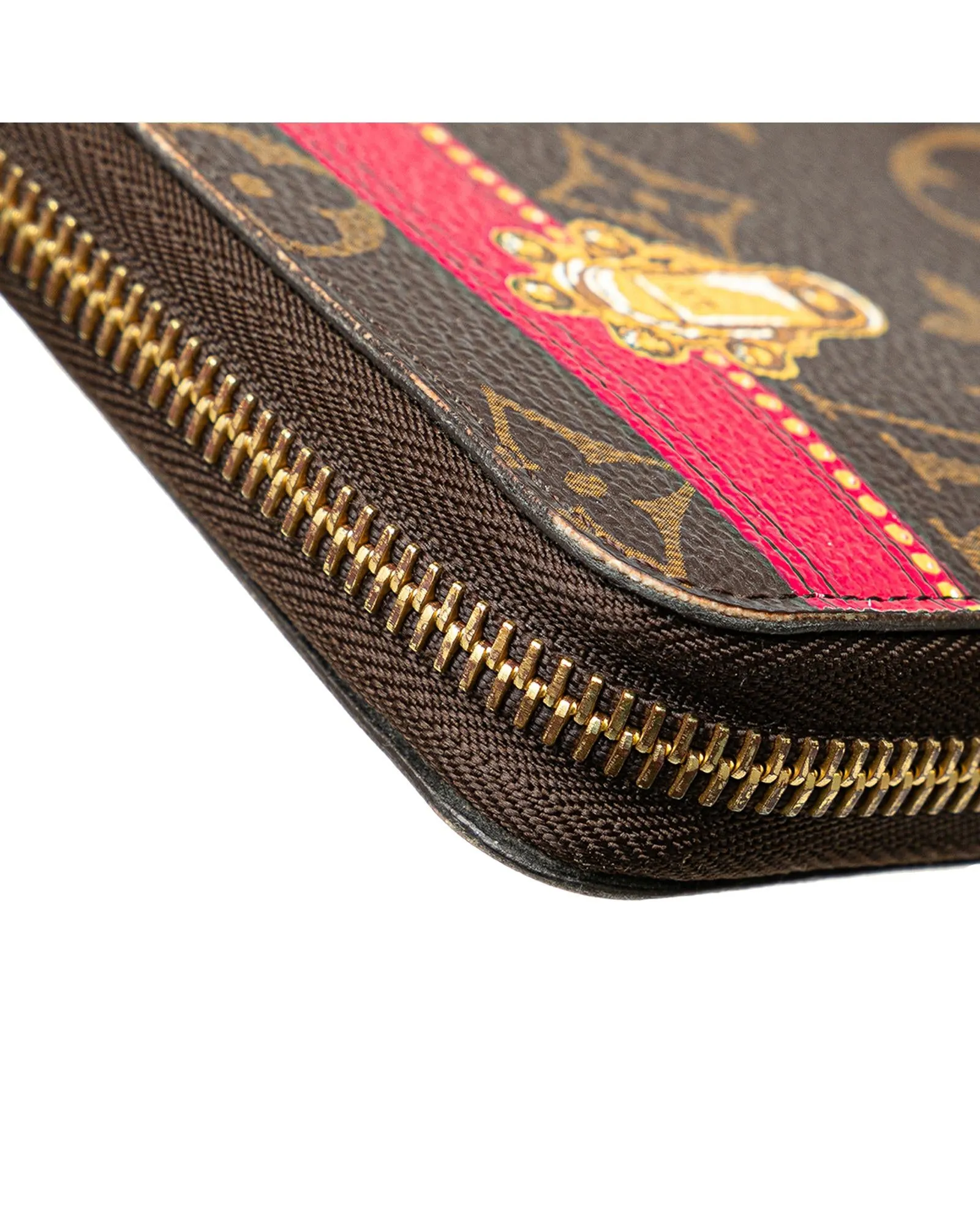 Monogram Canvas Zippy Long Wallet with Multiple Compartments