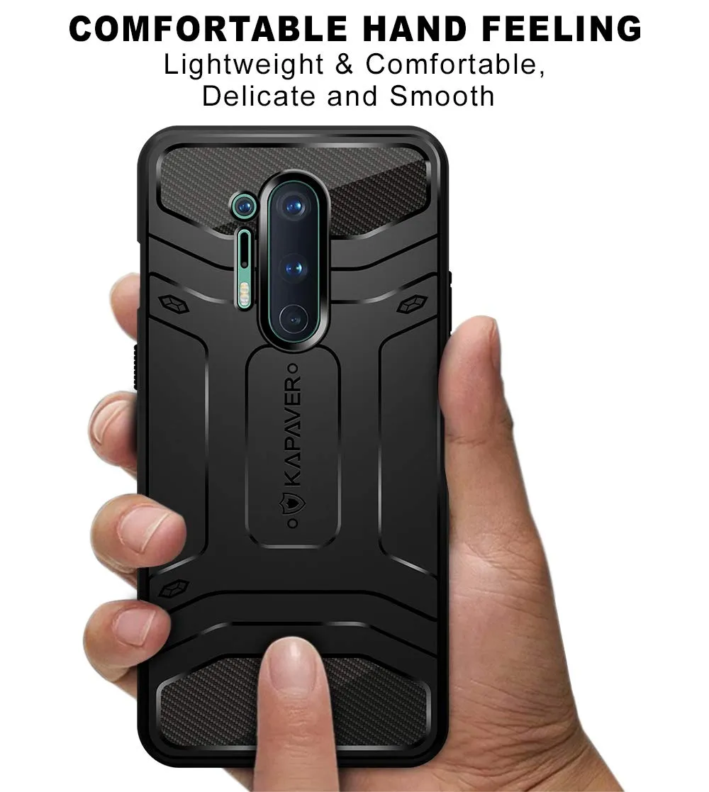 OnePlus 8 Pro Back Cover Case | Rugged - Black