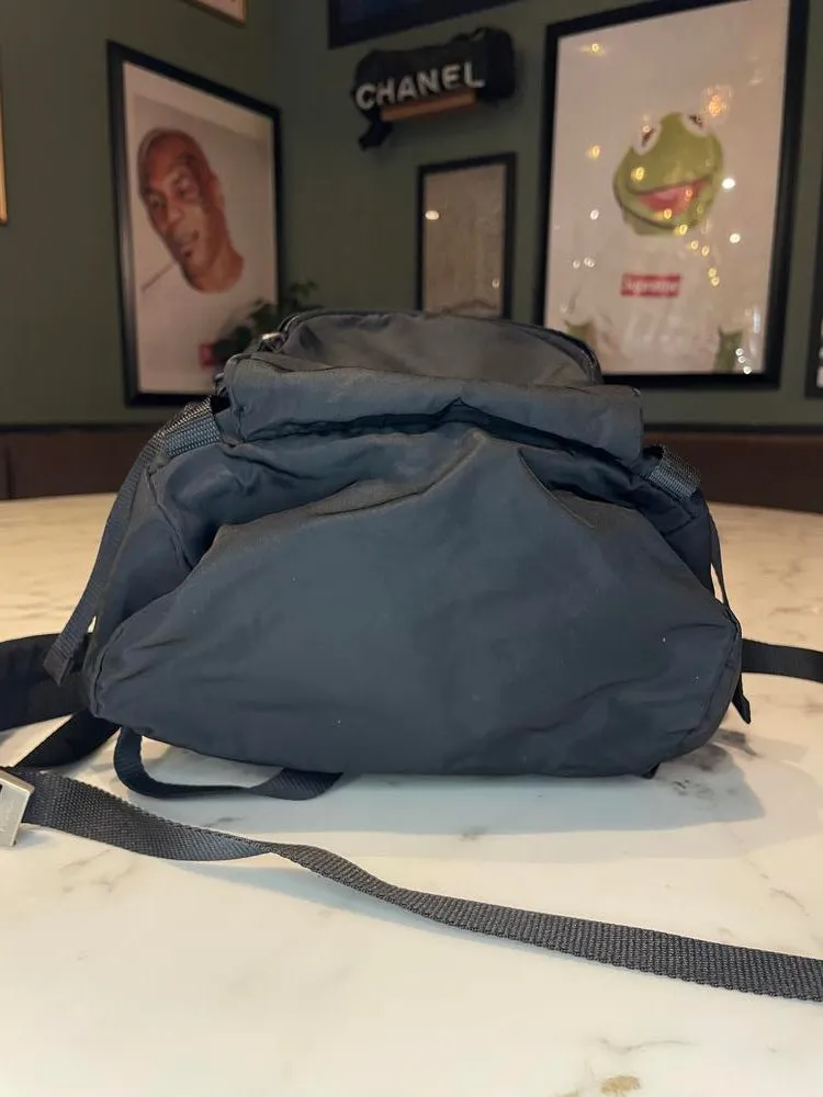 Prada Black Nylon Backpack