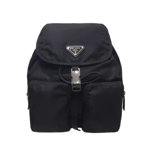 Prada Re-Nylon Black Drawstring Small Rucksack Backpack