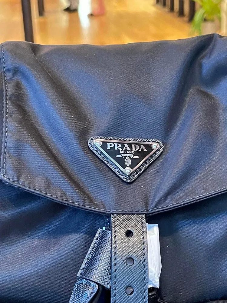 Prada Re-Nylon Small Backpack Black