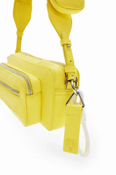 S Logo Crossbody Purse - Lemon Yellow