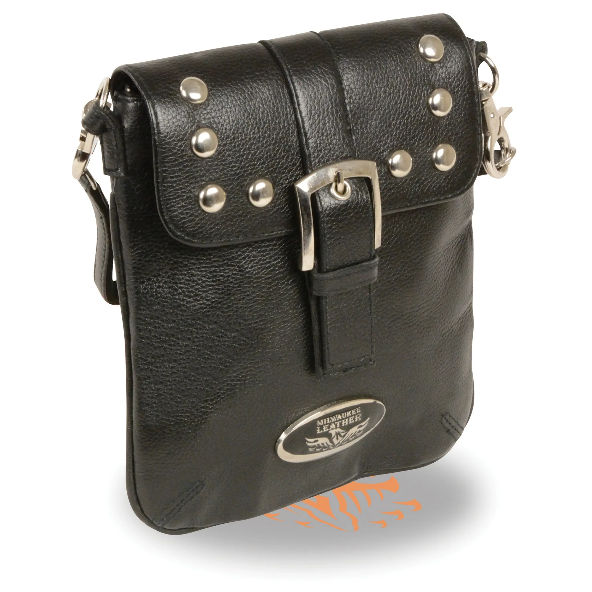 Small Leather Studded Shoulder Bag